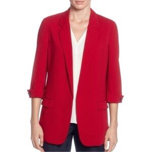 T Tahari Vibrant Red Blazer